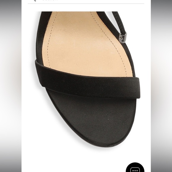 Islah Satin and Crystals Sandal - 8.5 / Black / Satin & Crystal lightly used - Picture 6 of 9